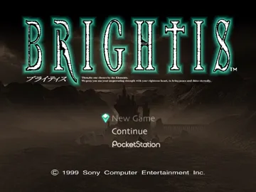 Brightis (JP) screen shot title